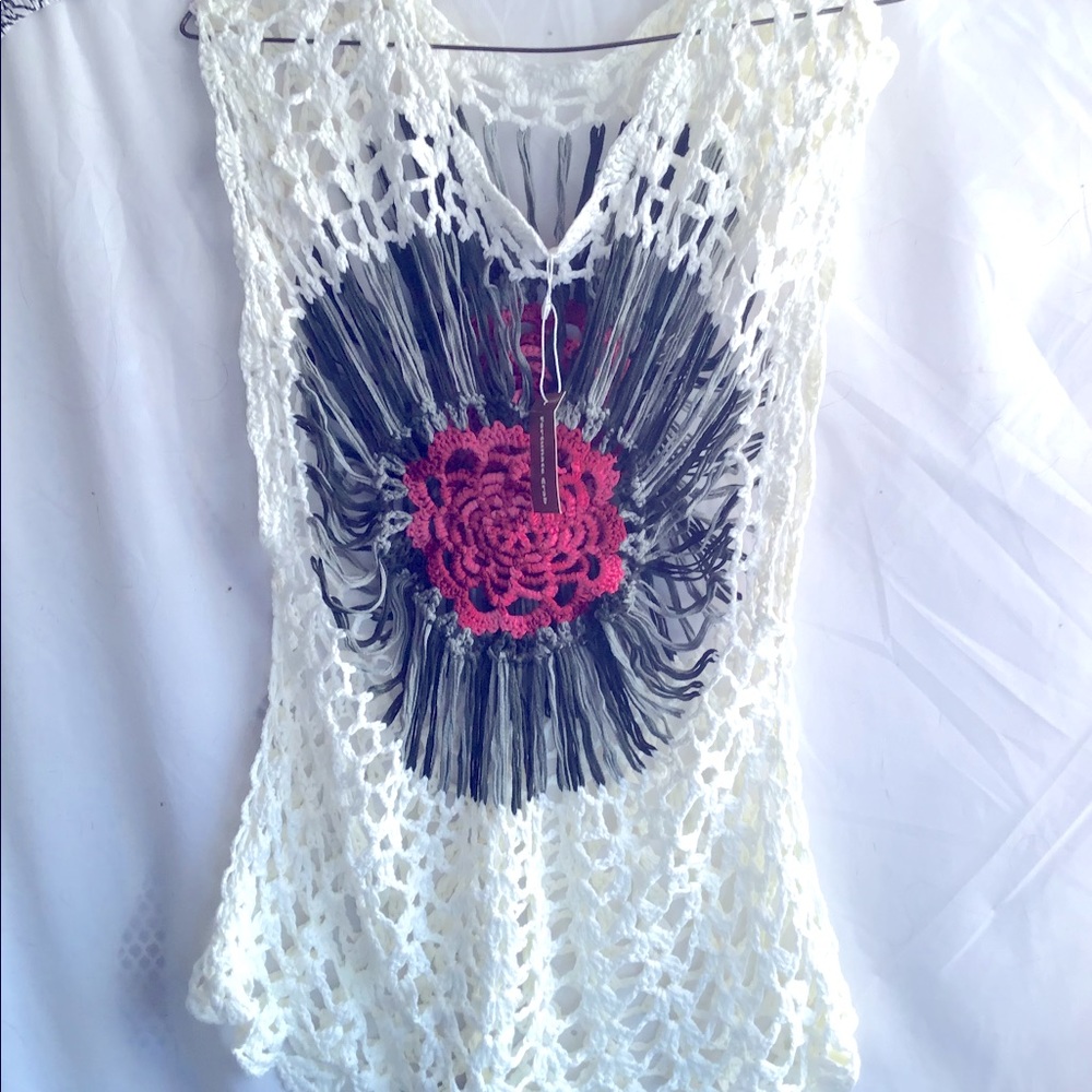 Crochet swimsuit Coverup